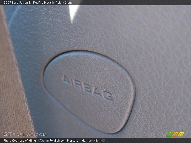 Redfire Metallic / Light Stone 2007 Ford Fusion S