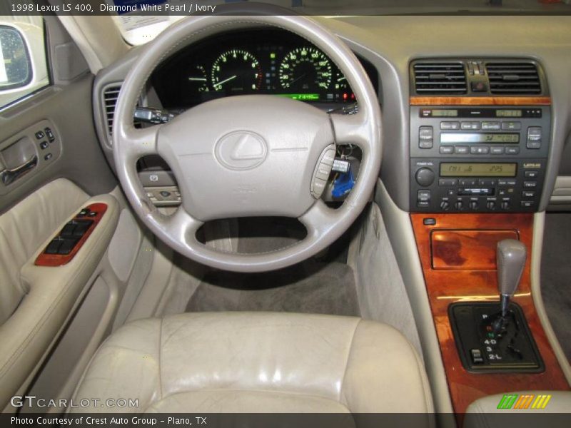 Diamond White Pearl / Ivory 1998 Lexus LS 400