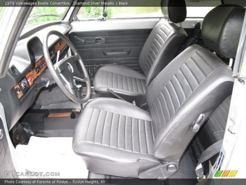 Diamond Silver Metallic / Black 1979 Volkswagen Beetle Convertible