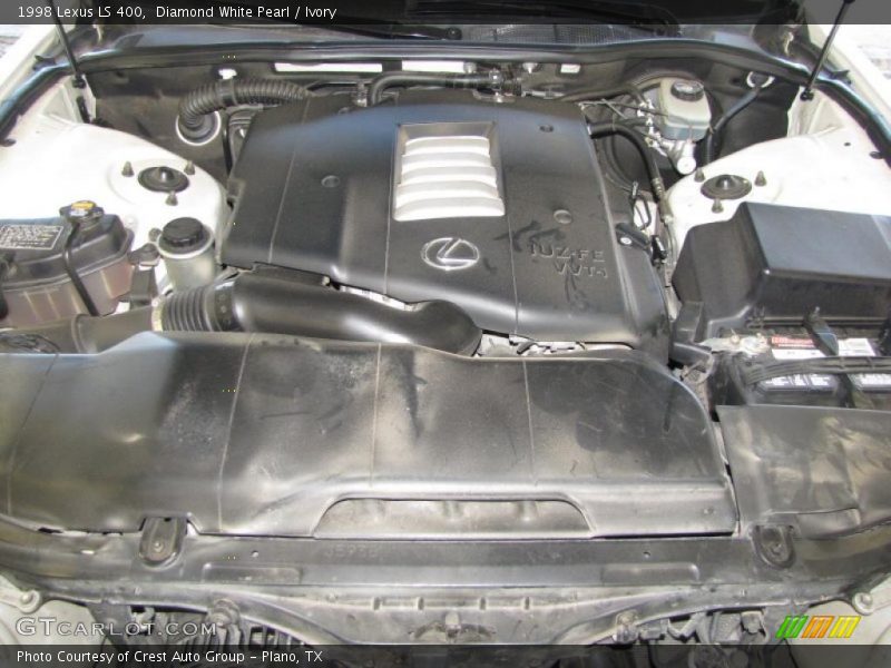 Diamond White Pearl / Ivory 1998 Lexus LS 400