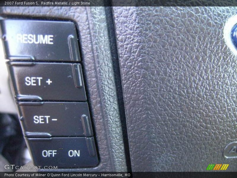 Redfire Metallic / Light Stone 2007 Ford Fusion S