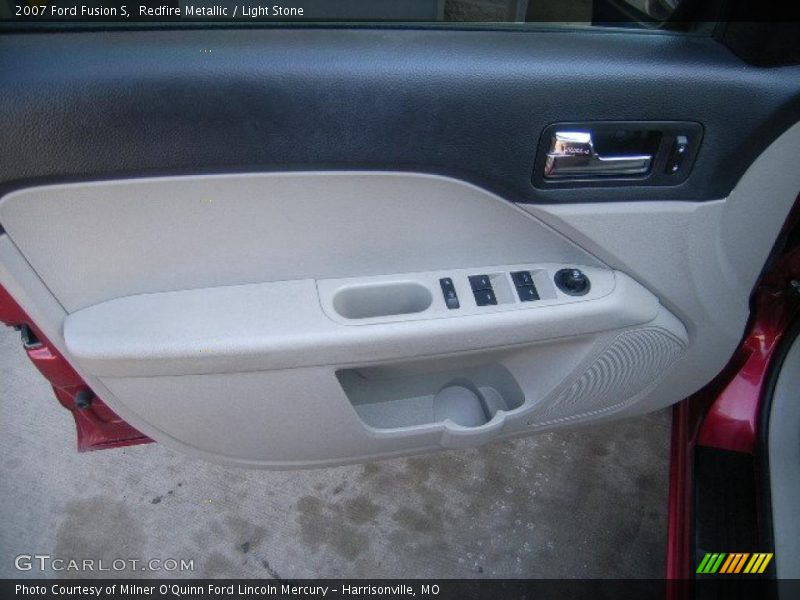 Redfire Metallic / Light Stone 2007 Ford Fusion S