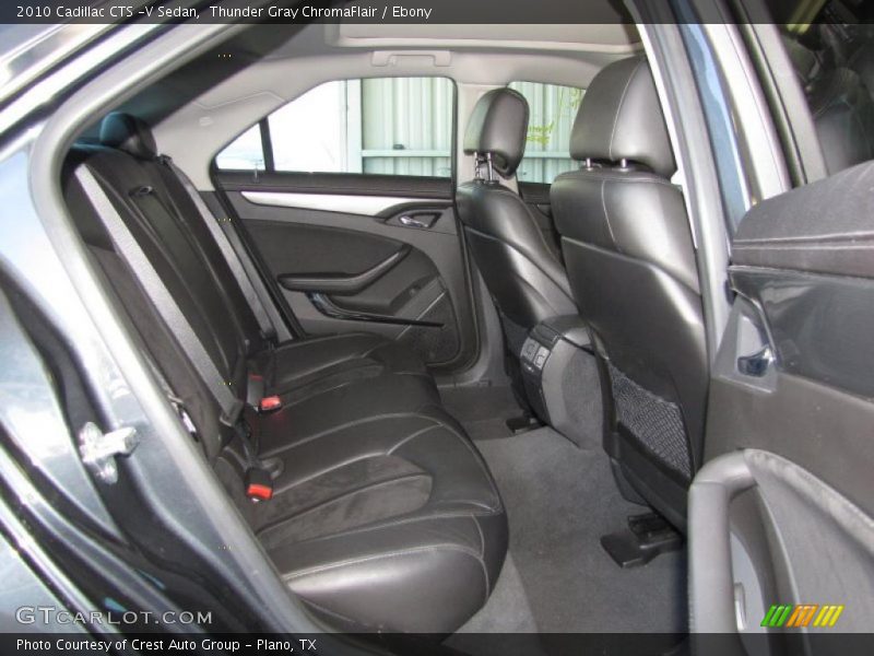 Thunder Gray ChromaFlair / Ebony 2010 Cadillac CTS -V Sedan