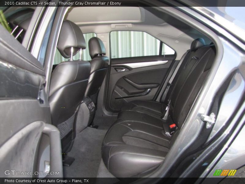 Thunder Gray ChromaFlair / Ebony 2010 Cadillac CTS -V Sedan