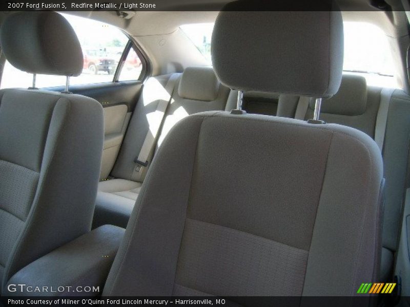 Redfire Metallic / Light Stone 2007 Ford Fusion S