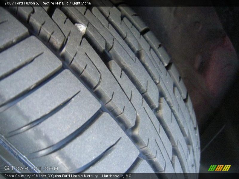 Redfire Metallic / Light Stone 2007 Ford Fusion S
