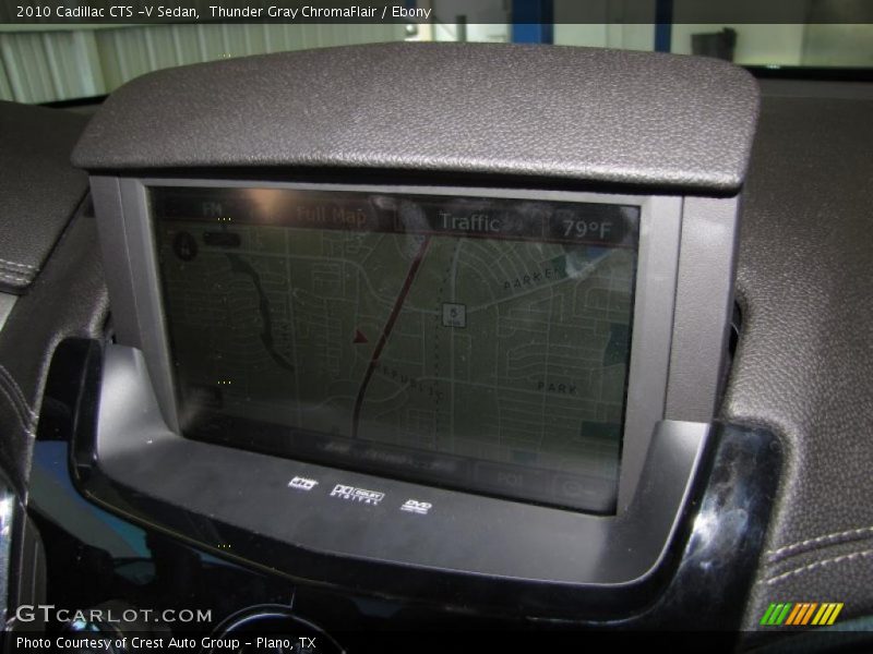 Thunder Gray ChromaFlair / Ebony 2010 Cadillac CTS -V Sedan