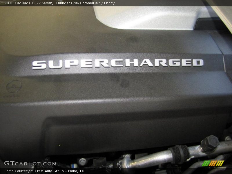 Thunder Gray ChromaFlair / Ebony 2010 Cadillac CTS -V Sedan