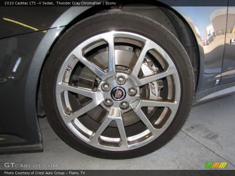 Thunder Gray ChromaFlair / Ebony 2010 Cadillac CTS -V Sedan