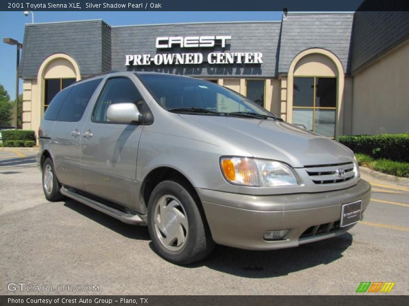 Silver Shadow Pearl / Oak 2001 Toyota Sienna XLE