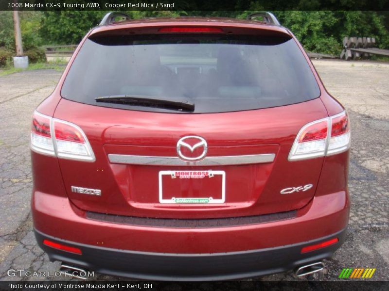 Copper Red Mica / Sand 2008 Mazda CX-9 Touring AWD
