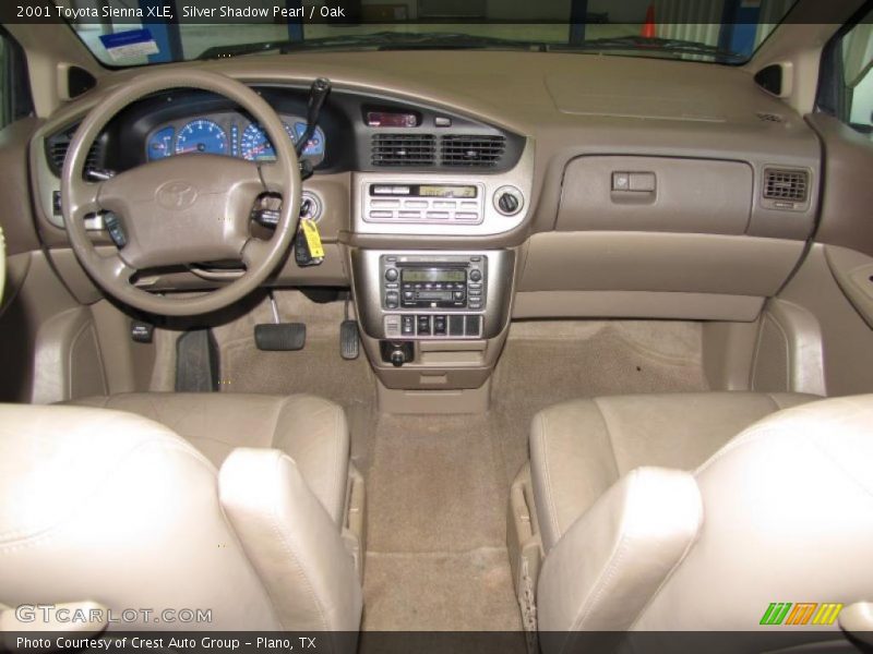 Silver Shadow Pearl / Oak 2001 Toyota Sienna XLE
