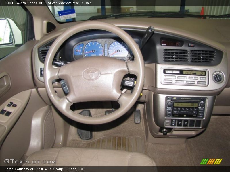 Silver Shadow Pearl / Oak 2001 Toyota Sienna XLE