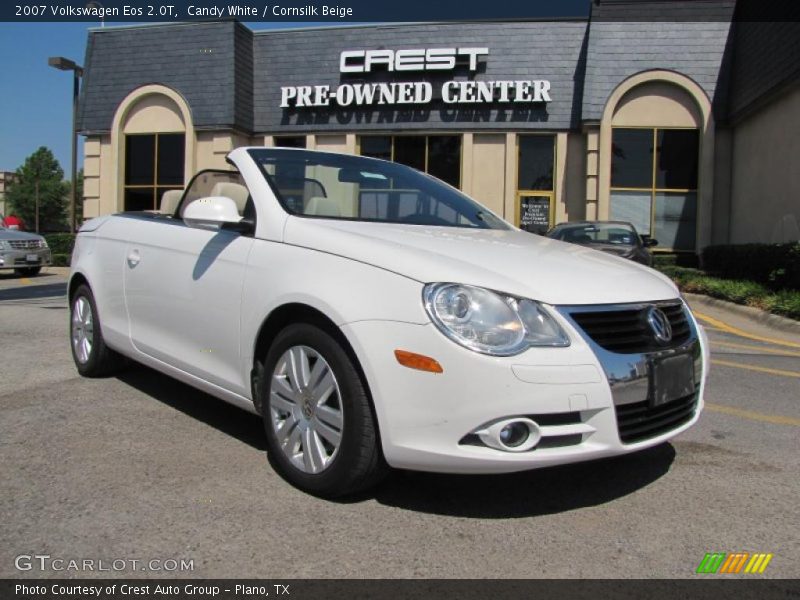 Candy White / Cornsilk Beige 2007 Volkswagen Eos 2.0T