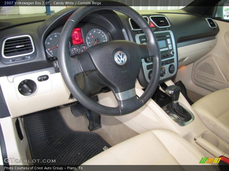 Candy White / Cornsilk Beige 2007 Volkswagen Eos 2.0T