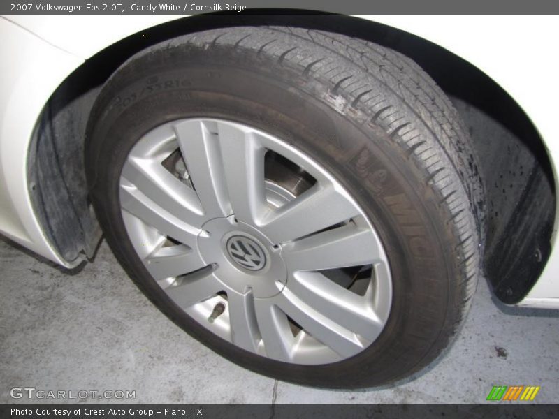 Candy White / Cornsilk Beige 2007 Volkswagen Eos 2.0T