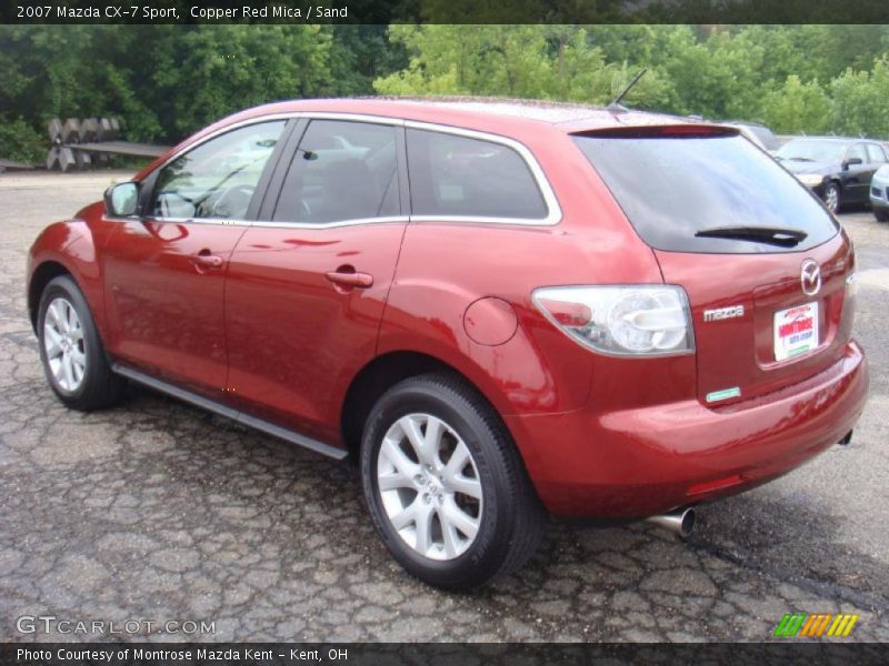 Copper Red Mica / Sand 2007 Mazda CX-7 Sport