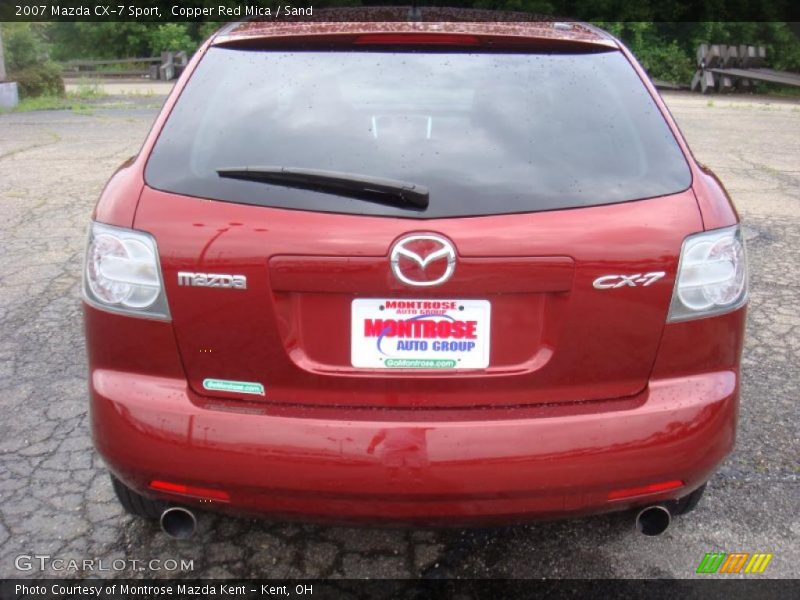 Copper Red Mica / Sand 2007 Mazda CX-7 Sport