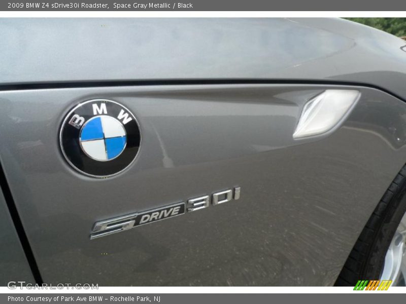 Space Gray Metallic / Black 2009 BMW Z4 sDrive30i Roadster