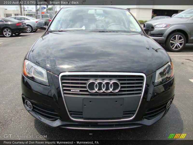 Brilliant Black / Black 2010 Audi A3 2.0 TFSI quattro