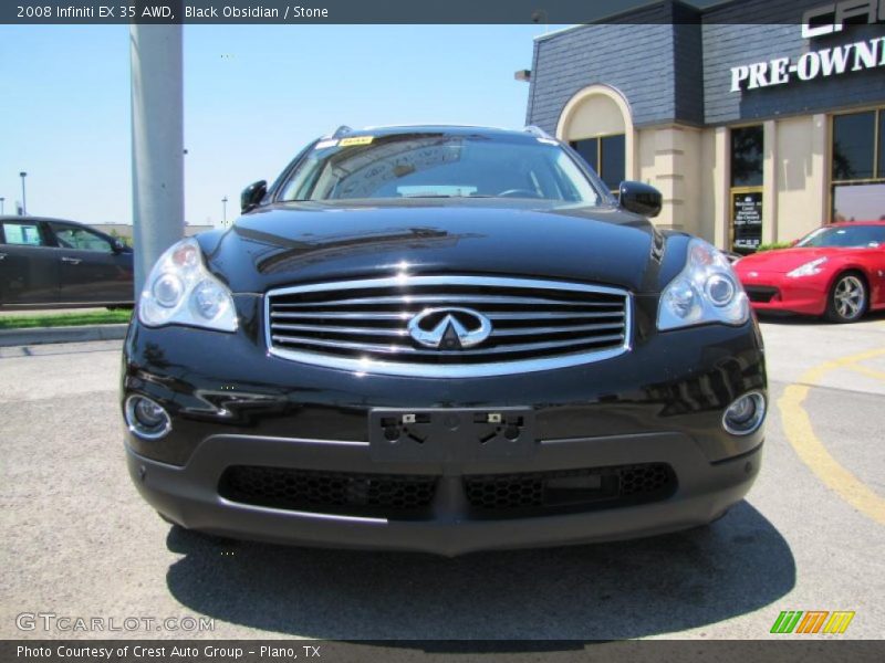 Black Obsidian / Stone 2008 Infiniti EX 35 AWD