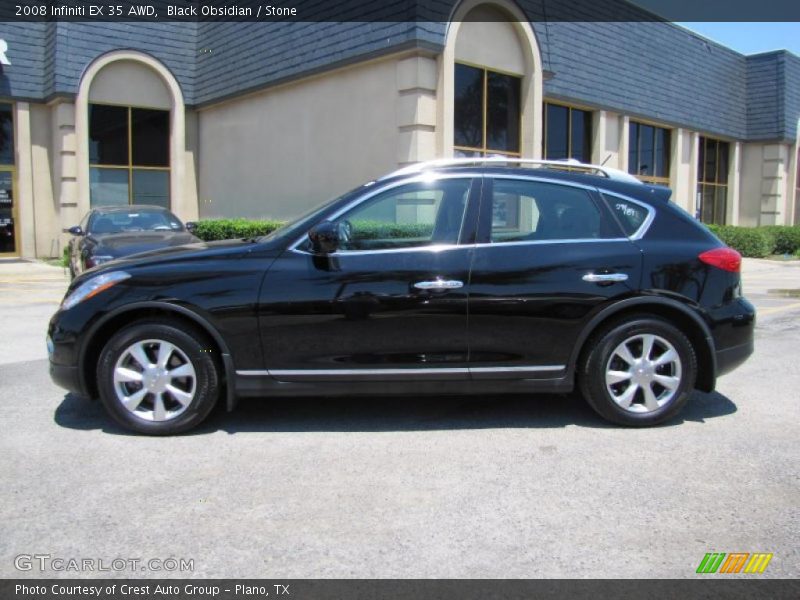 Black Obsidian / Stone 2008 Infiniti EX 35 AWD