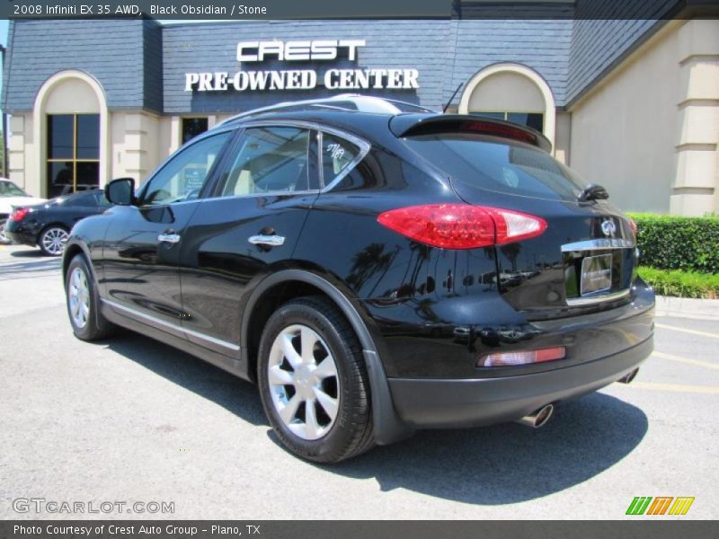 Black Obsidian / Stone 2008 Infiniti EX 35 AWD