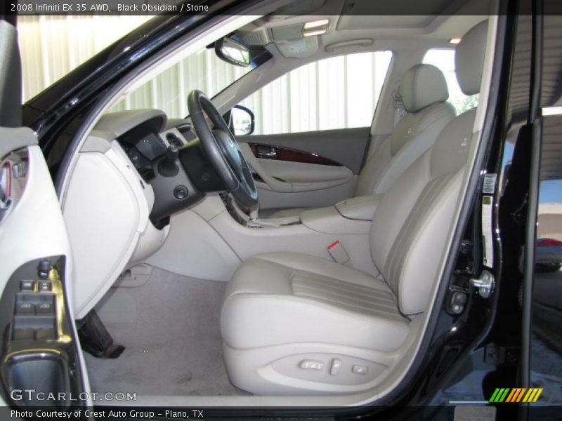 Black Obsidian / Stone 2008 Infiniti EX 35 AWD