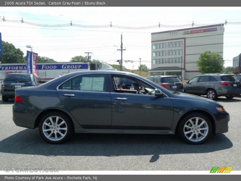 Carbon Gray Pearl / Ebony Black 2006 Acura TSX Sedan