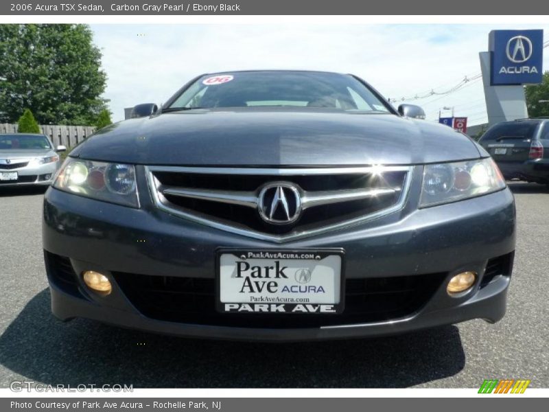 Carbon Gray Pearl / Ebony Black 2006 Acura TSX Sedan