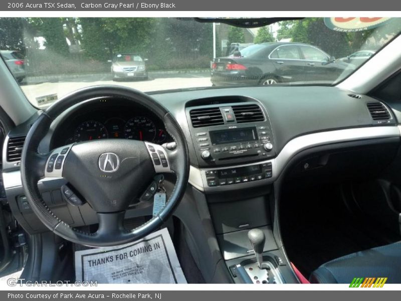 Carbon Gray Pearl / Ebony Black 2006 Acura TSX Sedan