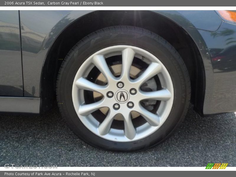 Carbon Gray Pearl / Ebony Black 2006 Acura TSX Sedan
