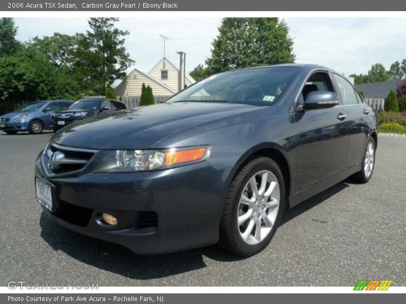Carbon Gray Pearl / Ebony Black 2006 Acura TSX Sedan
