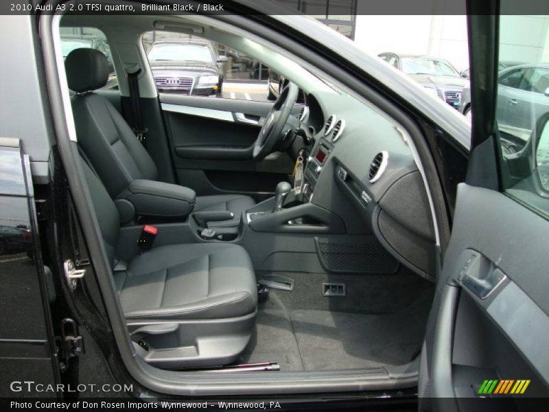Brilliant Black / Black 2010 Audi A3 2.0 TFSI quattro