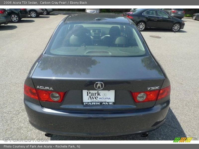 Carbon Gray Pearl / Ebony Black 2006 Acura TSX Sedan
