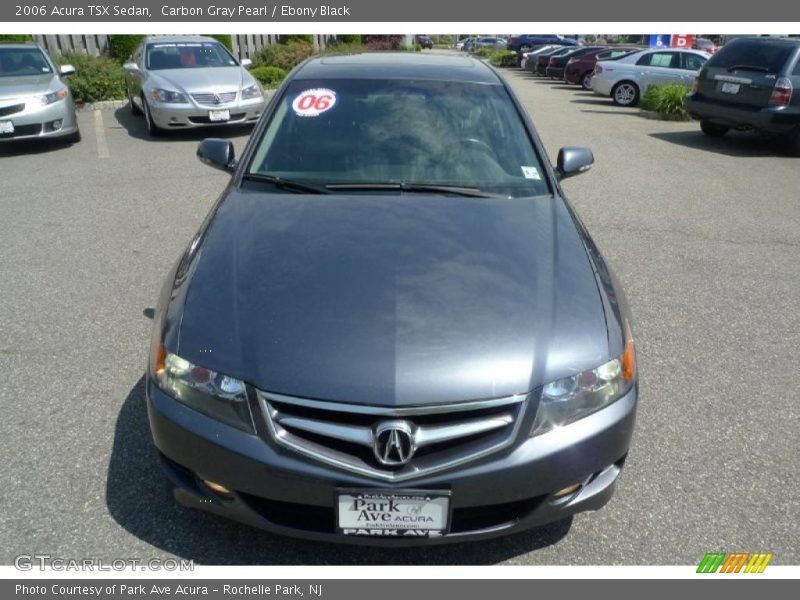 Carbon Gray Pearl / Ebony Black 2006 Acura TSX Sedan