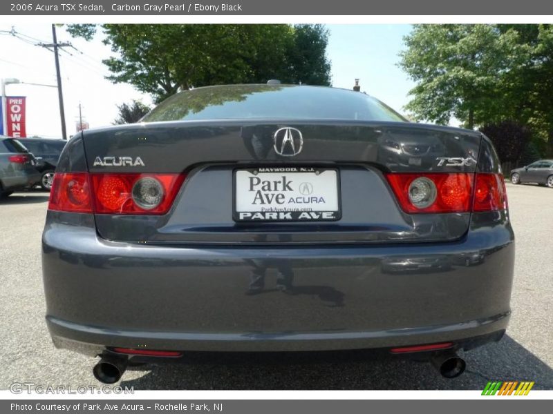 Carbon Gray Pearl / Ebony Black 2006 Acura TSX Sedan