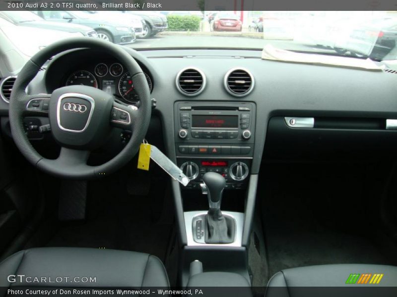 Brilliant Black / Black 2010 Audi A3 2.0 TFSI quattro