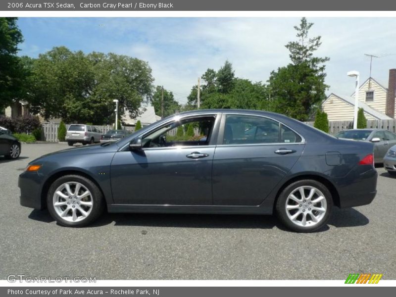 Carbon Gray Pearl / Ebony Black 2006 Acura TSX Sedan