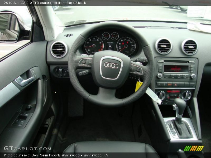 Brilliant Black / Black 2010 Audi A3 2.0 TFSI quattro