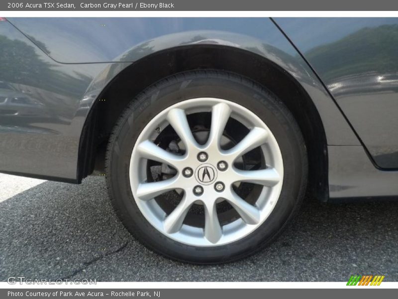 Carbon Gray Pearl / Ebony Black 2006 Acura TSX Sedan