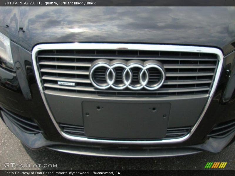 Brilliant Black / Black 2010 Audi A3 2.0 TFSI quattro