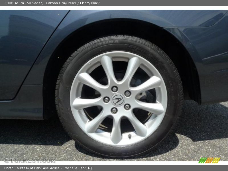 Carbon Gray Pearl / Ebony Black 2006 Acura TSX Sedan