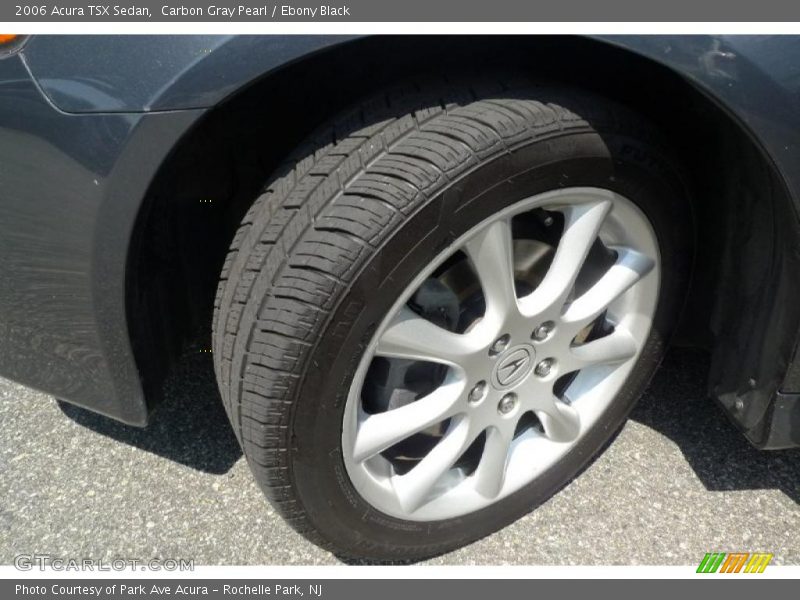 Carbon Gray Pearl / Ebony Black 2006 Acura TSX Sedan