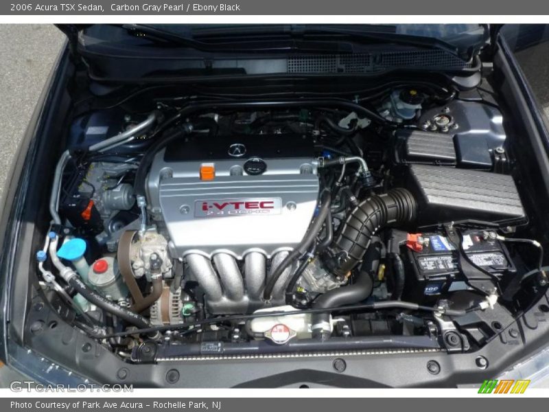 Carbon Gray Pearl / Ebony Black 2006 Acura TSX Sedan