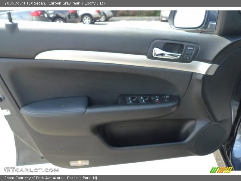 Carbon Gray Pearl / Ebony Black 2006 Acura TSX Sedan