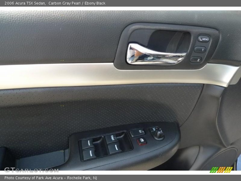 Carbon Gray Pearl / Ebony Black 2006 Acura TSX Sedan