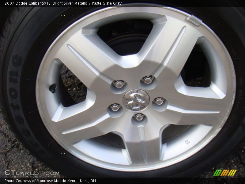 Bright Silver Metallic / Pastel Slate Gray 2007 Dodge Caliber SXT