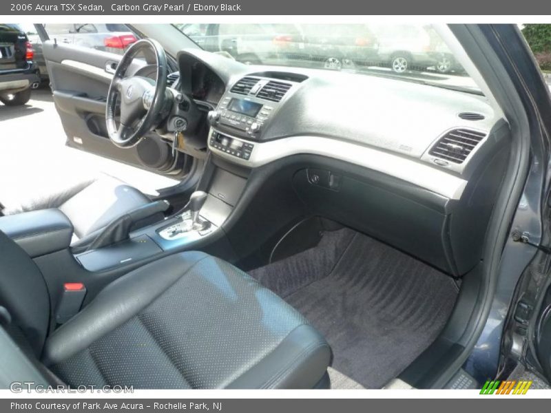 Carbon Gray Pearl / Ebony Black 2006 Acura TSX Sedan