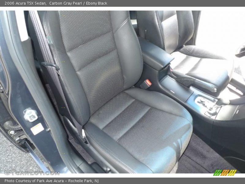 Carbon Gray Pearl / Ebony Black 2006 Acura TSX Sedan